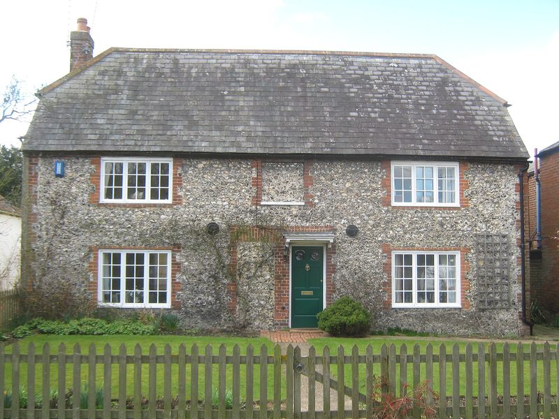 Stone cottage with a natural slate roof